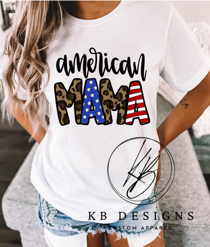 American MAMA & MINI Tees
