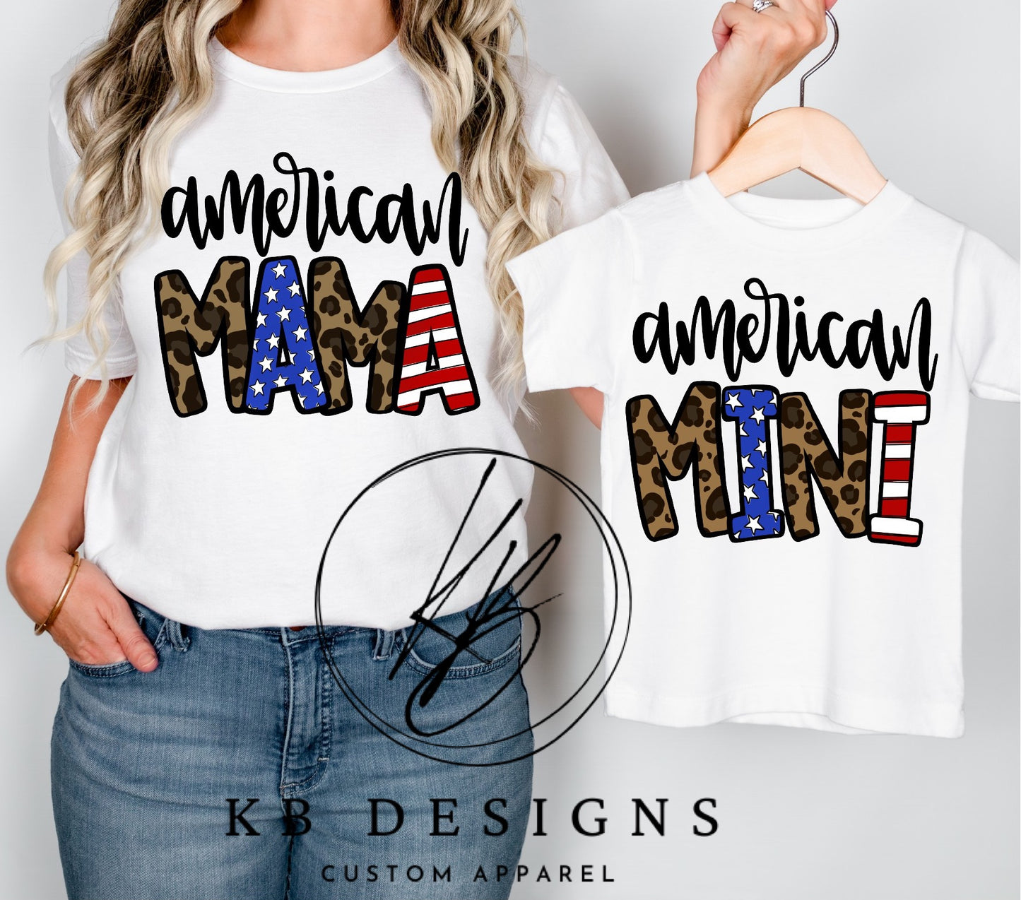 American MAMA & MINI Tees