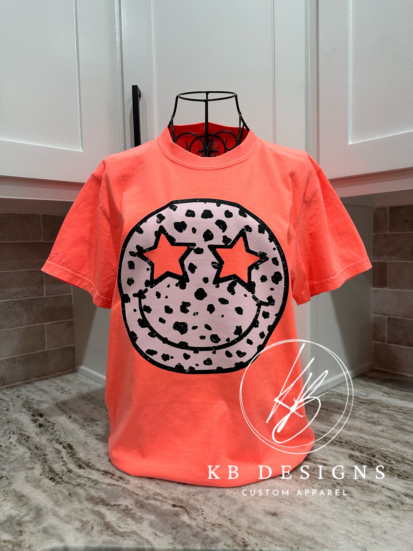 Retro Stars Smiley Face