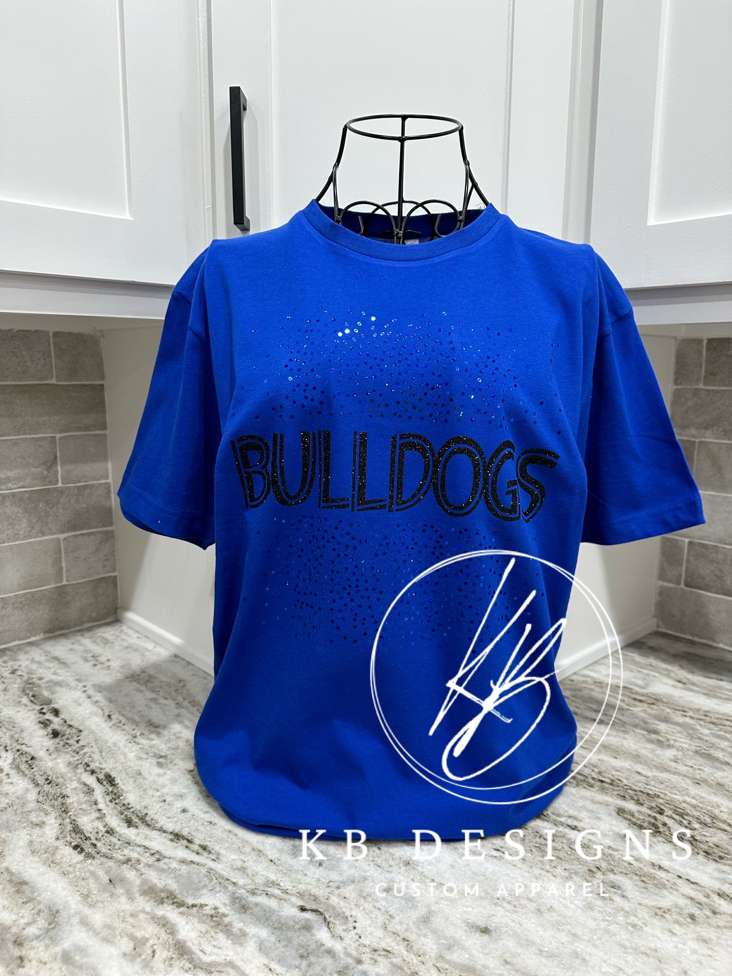 Custom Splattered Spangle Mascot Tee