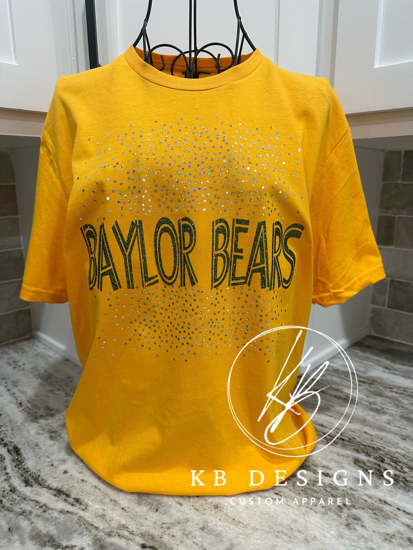 Custom Splattered Spangle Mascot Tee