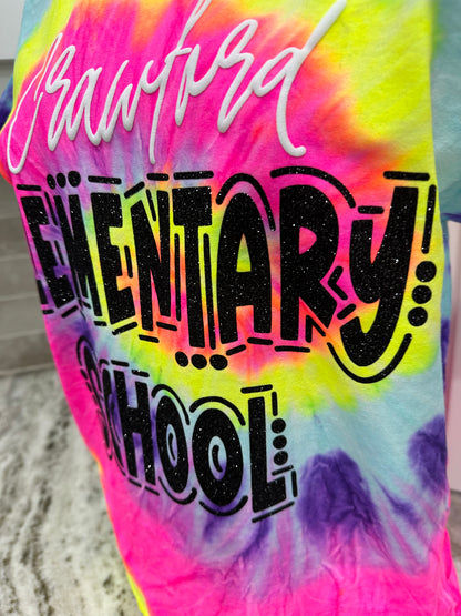 Elementary School Glitter & Puff Tees