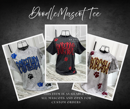 Pirates Doodle Glitter & Puff Tee