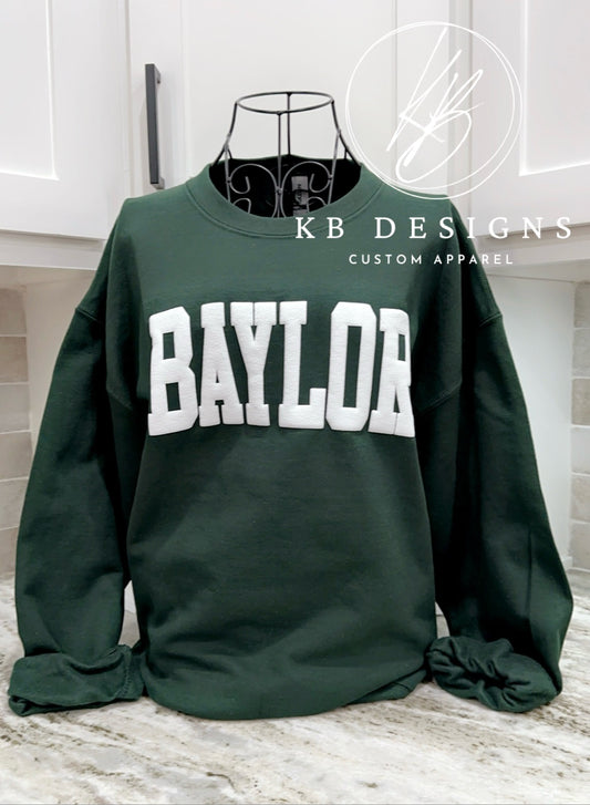 Baylor Puff Sweatshirt