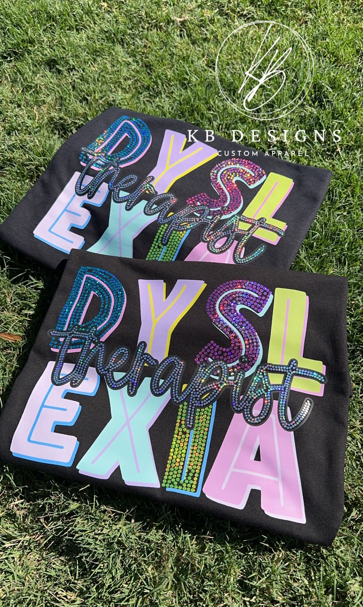 Double Stacked Mascot DTF & Spangle Tee