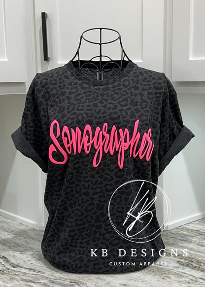 Personalized Leopard Puff Shirt