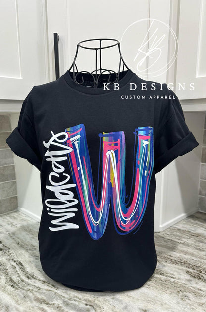 Custom Paint Stroke Spirit tee