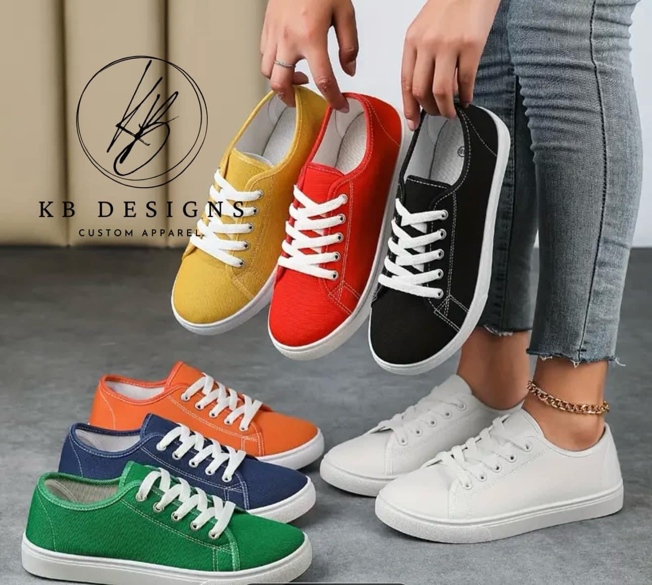 Custom Glitter Spirit Shoes