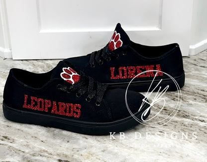 Custom Glitter Spirit Shoes