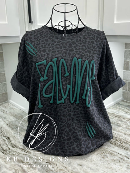 Pirates Doodle Glitter & Puff Tee