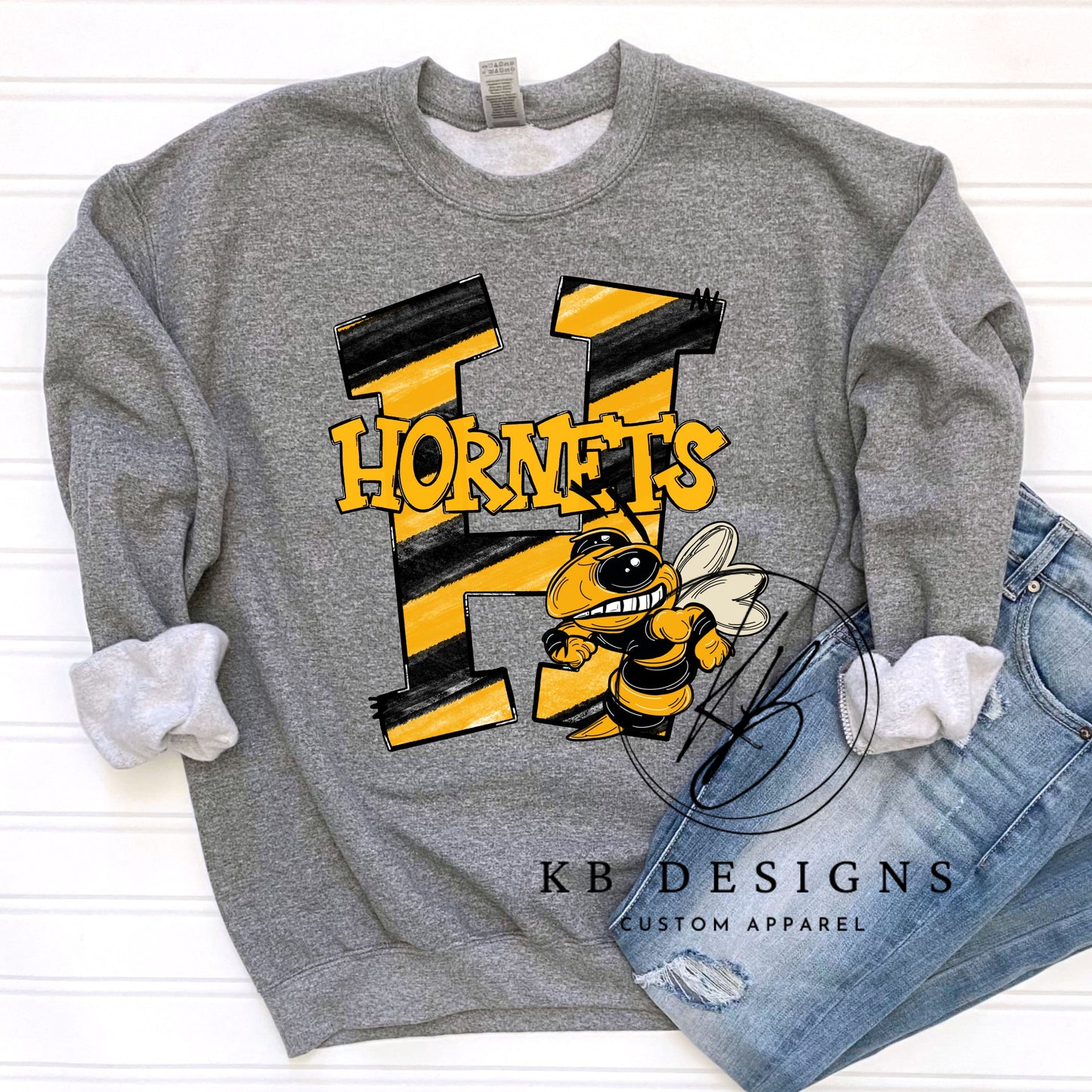 Hornets Doodle Letter