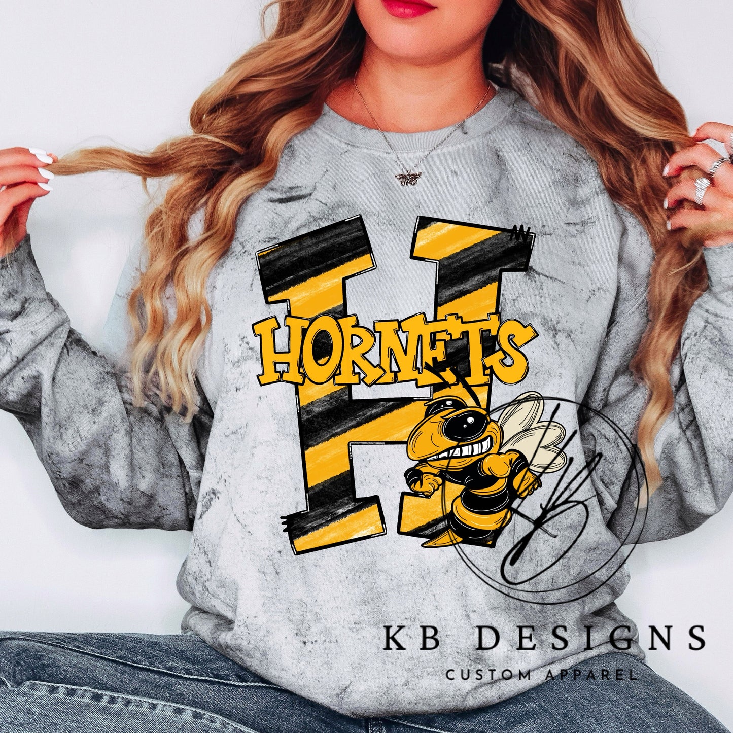 Hornets Doodle Letter