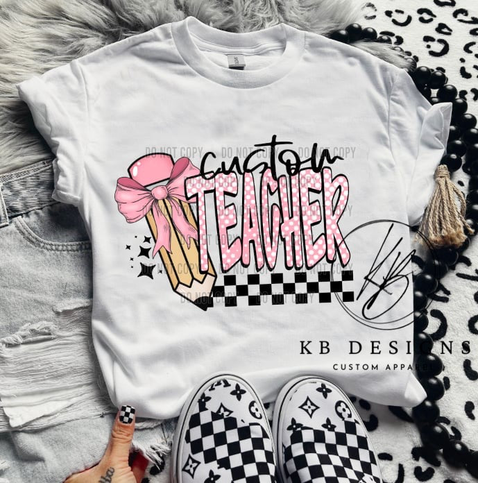 Pencil Teacher Tee