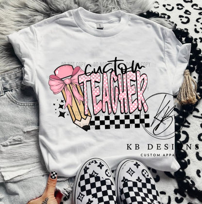 Pencil Teacher Tee