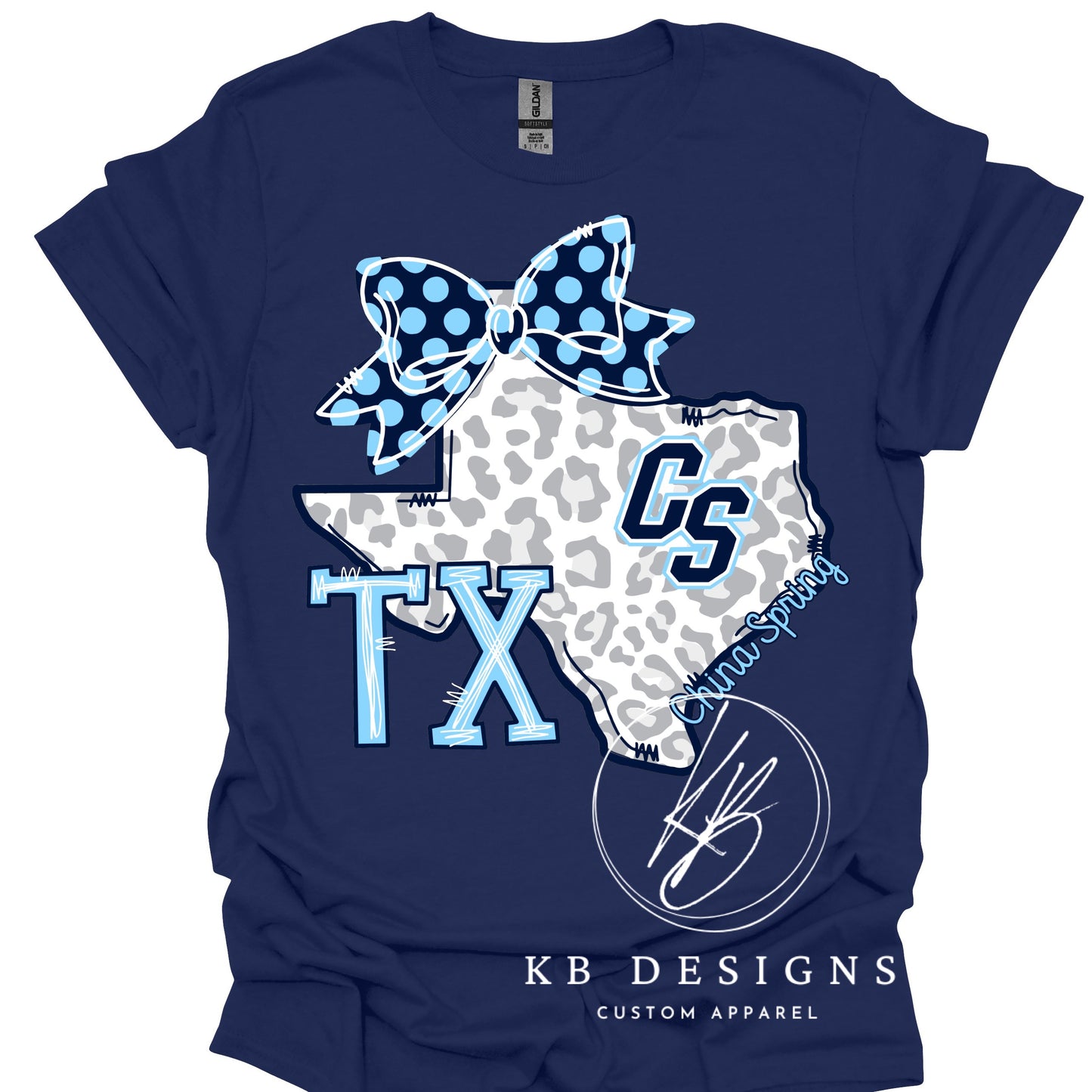 China Spring TX Bow Tee