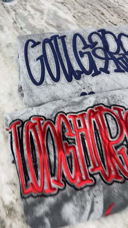 Pirates Doodle Glitter & Puff Tee