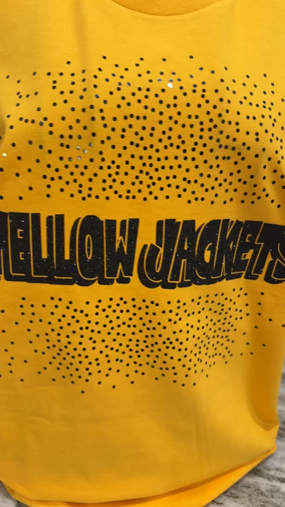 Custom Splattered Spangle Mascot Tee