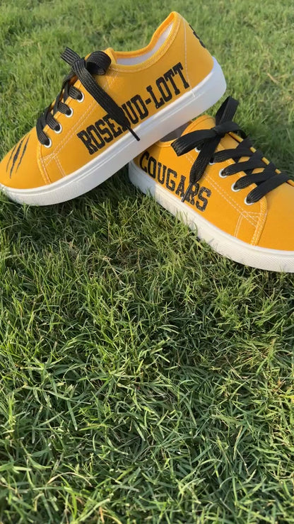 Rosebud-Lott Cougars Glitter Spirit Shoes
