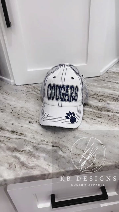 Cougars Glitter Twill Hat