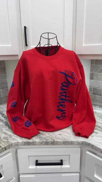 Side Glitter  Mascot Sweatshirt