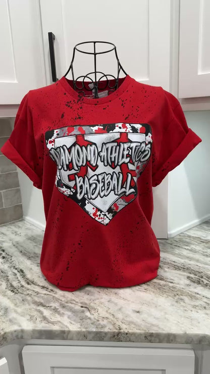 Diamond Athletics Splatter Base Sports Tee